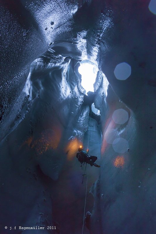 L'auteur en pleine remontée